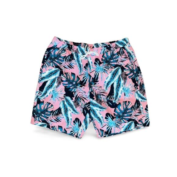 Shein Tropical Pink Swim Trunks Size XXL NWOT - Picture 1 of 3